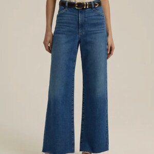 FAVORITE DAUGHTER THE MISCHA SUPER HIGH RISE WIDE LEG ANKLE, SIZE 27